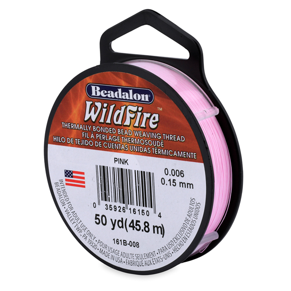 Wildfire, .006 in, 0.15 mm, Break Strength 10 lb / 4.5 kg, Pink, 50 yd / 45  m