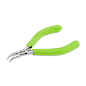 Bent Nose Stainless Steel Jewelers Pliers (S8926) - Eds Box & Supply Co.