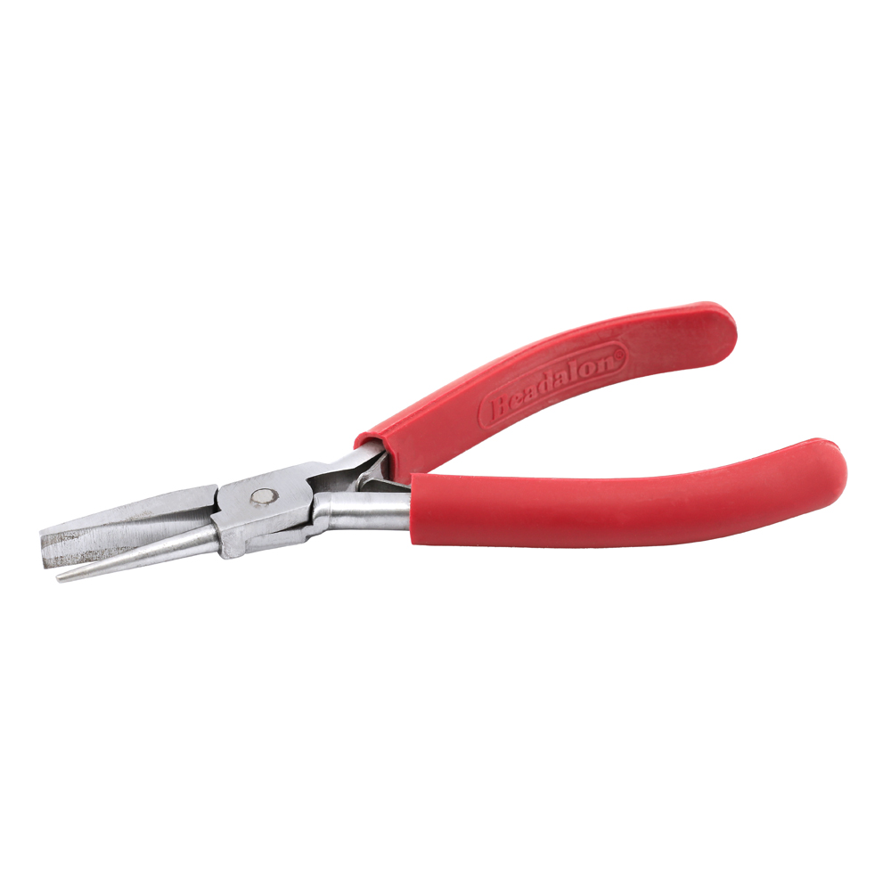 Economy Nylon Jaw Flat & Round Nose Pliers Set - Jewelry Making & Crafting Tools