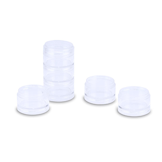 Transparent Round Plastic Small Container