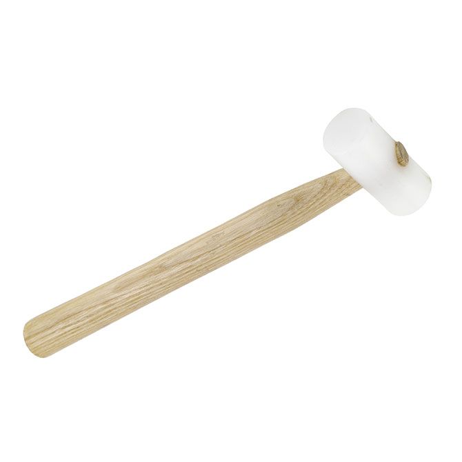 3/4 Plastic/Nylon Head Hammer with Solid Wood Handle