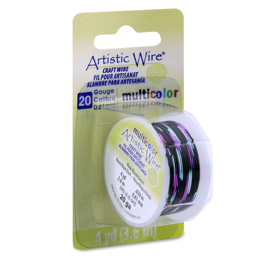 Artistic Wire, 20 Gauge / .81 mm Tarnish Resistant Colored Copper Craft  Wire, Red, 6 yd / 5.5 m