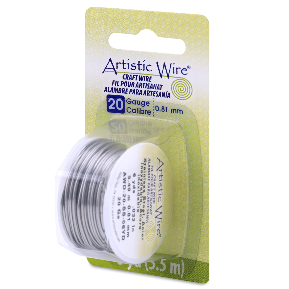 Artistic Wire 20 Gauge 6yd-Silver