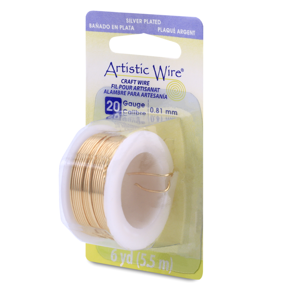 Artistic Wire 20 Gauge 6yd-Silver