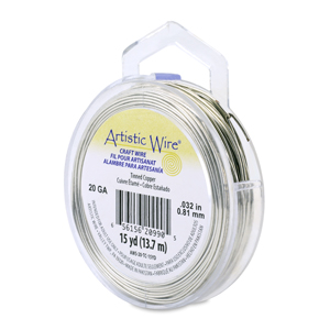 Artistic Wire, Copper Craft Wire 20 Gauge Thick, Antiqued Brass (15 Yard  Spool) 