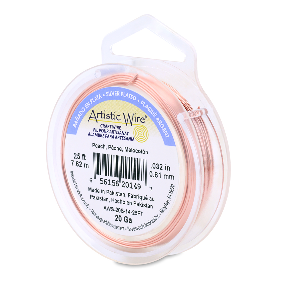 Artistic Wire Colored Copper Craft Wire, 14 Gauge (1.6mm) 10 ft