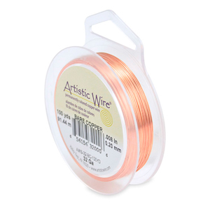 ColourCraft Wire, 20 Gauge (0.032 in, 0.81 mm), Brown, 7.3 m (8 yd) Coil