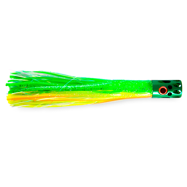 Billy Baits, Magnum Turbo Whistler Lure, Style MTW, Green/Chartreuse