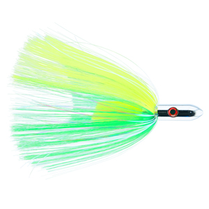 Billy Baits, Turbo Slammer Lure, Large 2.5 oz (70.9 g), Green Powder Coated  Head, Green/Chartreuse, Pearl/Crystal Flash, 8.25 in (21.6 cm)