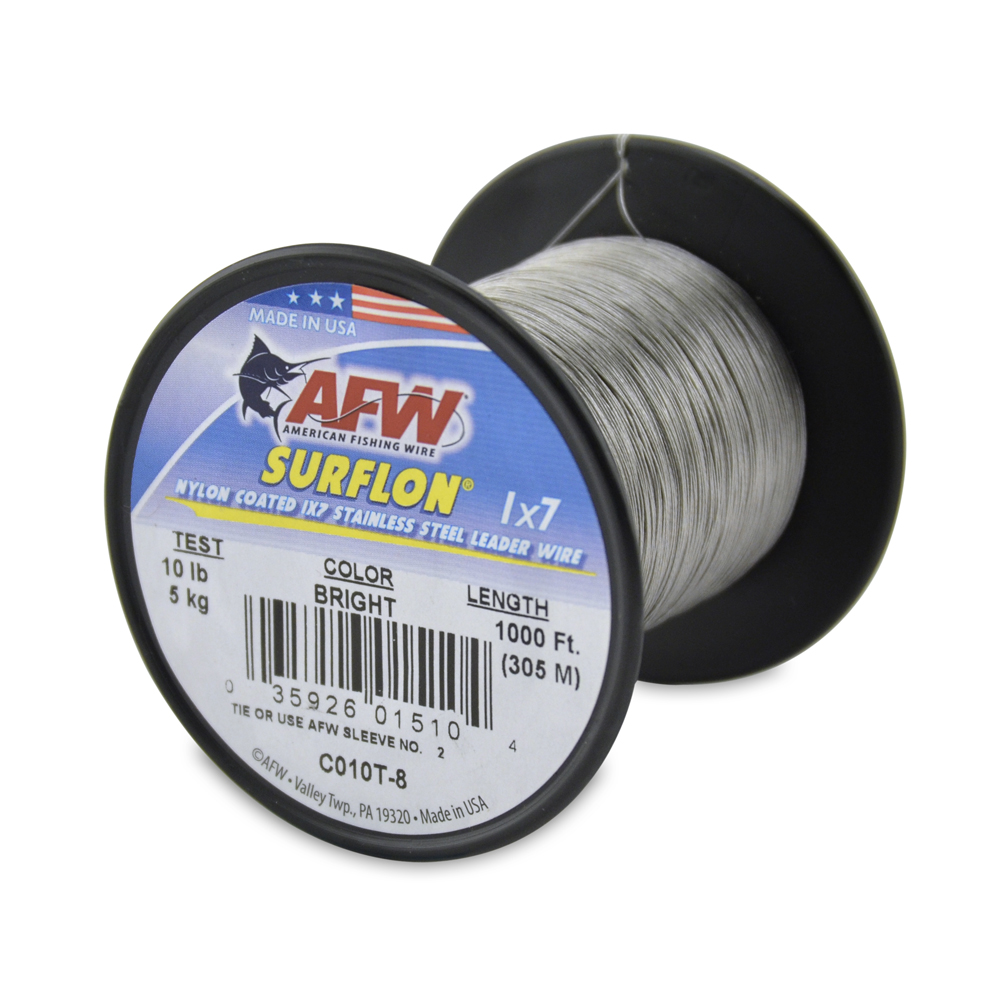 Stainless Steel Fishing Leader Wire Trace Line w/ Coated Leader Sea Fishing 