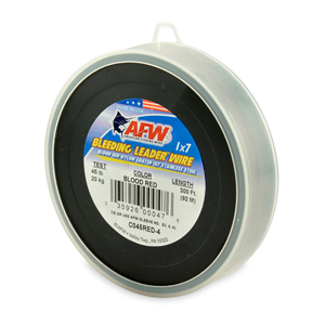 American Fishing Wire Surflon Nylon Coated 1x7 Stainless Steel Leader 30x60lb for sale online 