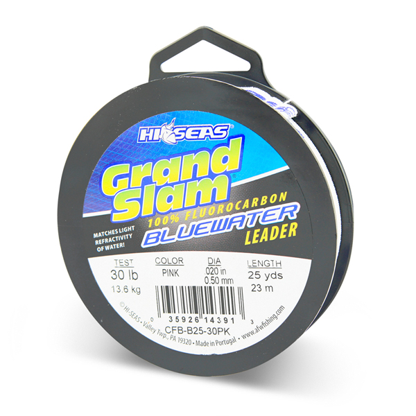 お買い得モデル Grand Slam Bluewater 100% Fluorocarbon Leader, 30 lb (13.6 釣り仕掛け・仕掛け用品