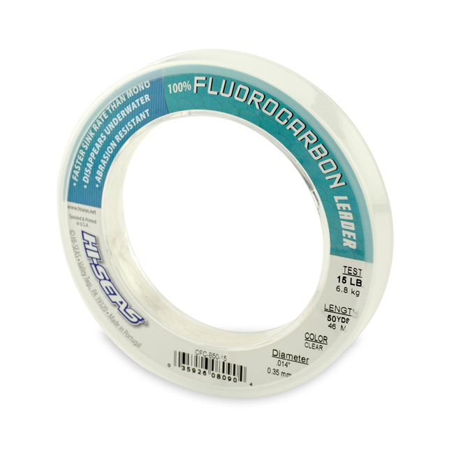 150LB Test Fluorocarbon Clear Leaders - 9, 12 or 36 – Sunrise