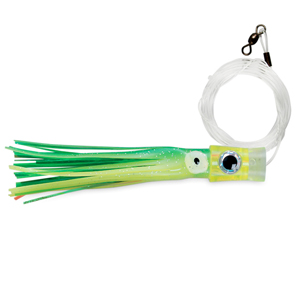 Billy Baits - Super Magnum Lure - Green/Chartreuse/Pink Eye-Skirt 