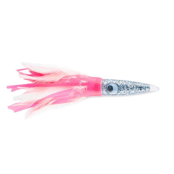 C&H Wahoo Whacker XL Lure Rigged - 16in - Pink/White
