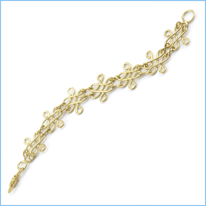 Artistic Wire Jig Patterns - Gold Wig Jig Bracelet artistic-wire-jig-patterns-gold-wig-jig-bracelet