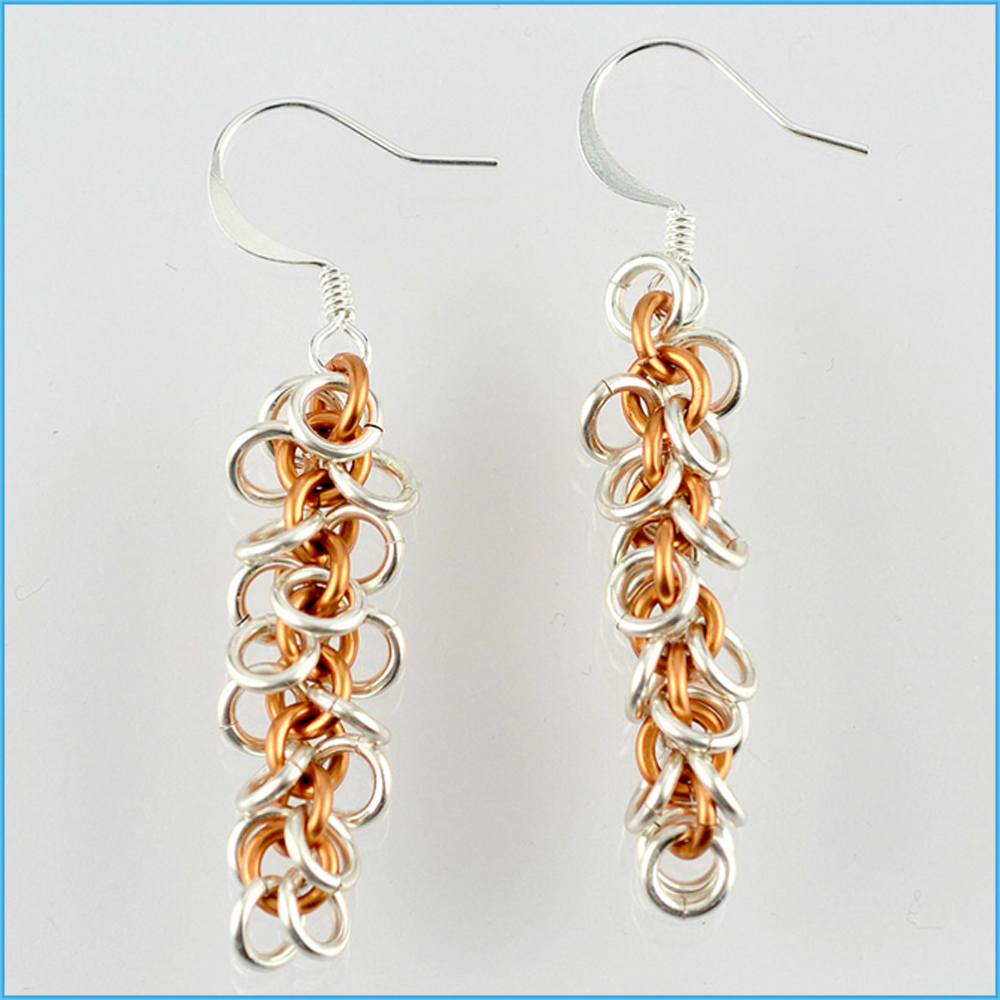 Jewelry Chain Patterns - Shaggy Loop Earrings