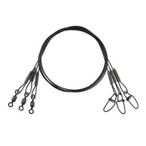 AFW SURFLON Filo Inox Rivestito Nero 90 Libbre Test NUOVO - Foto 3