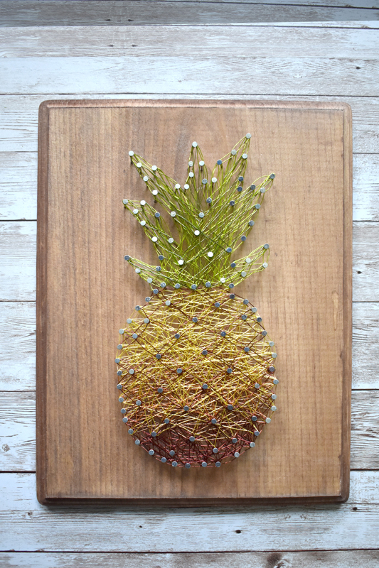 Beadalon - Pineapple Wire String Art