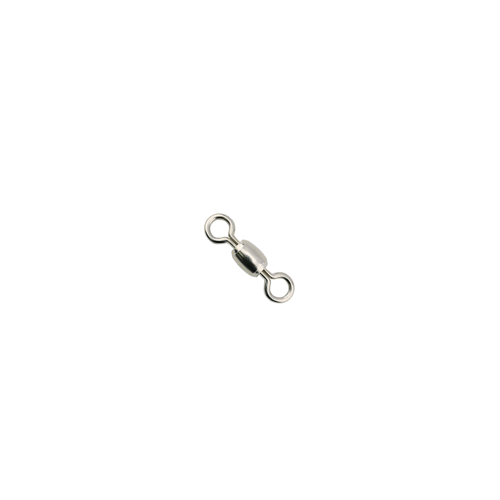 100 Pack #7 Nickel Crane Swivels – 50lb Test – Fits Do-It Mold – USA Made