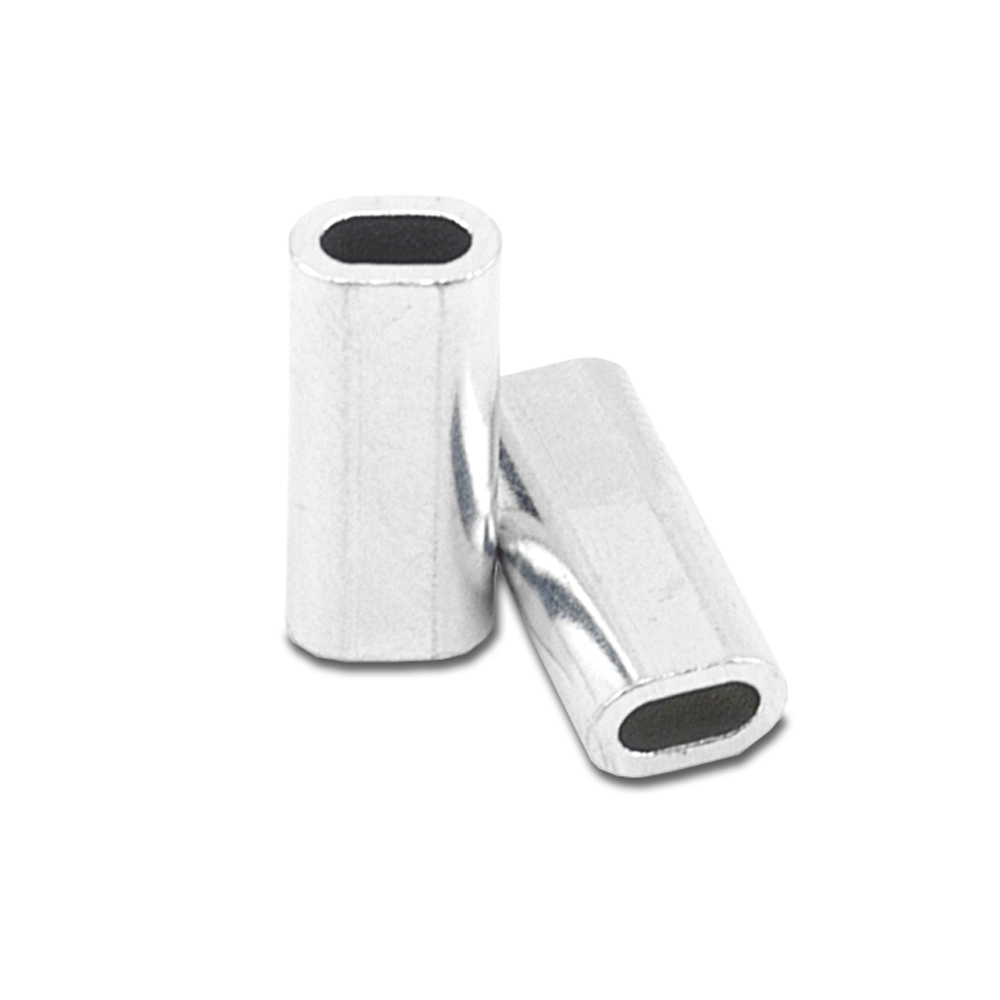 Grand Slam Aluminum Sleeves, 2.8 mm ID, use with 500 lb / 226.7 kg mono, 15  pc