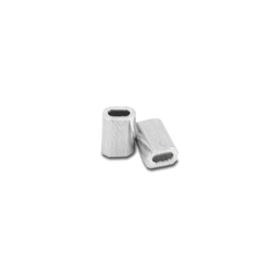 Grand Slam Aluminum Sleeves, 1.5 mm ID, use with 150 lb (68.0 kg) mono, 50  pc