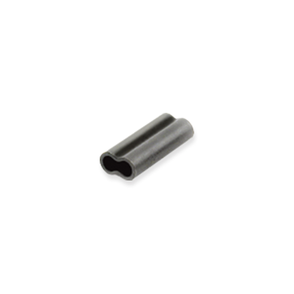 Thin Wall Double Barrel Sleeves, Size #7T, .053 in (1.35 mm) ID, Black, 25  pc