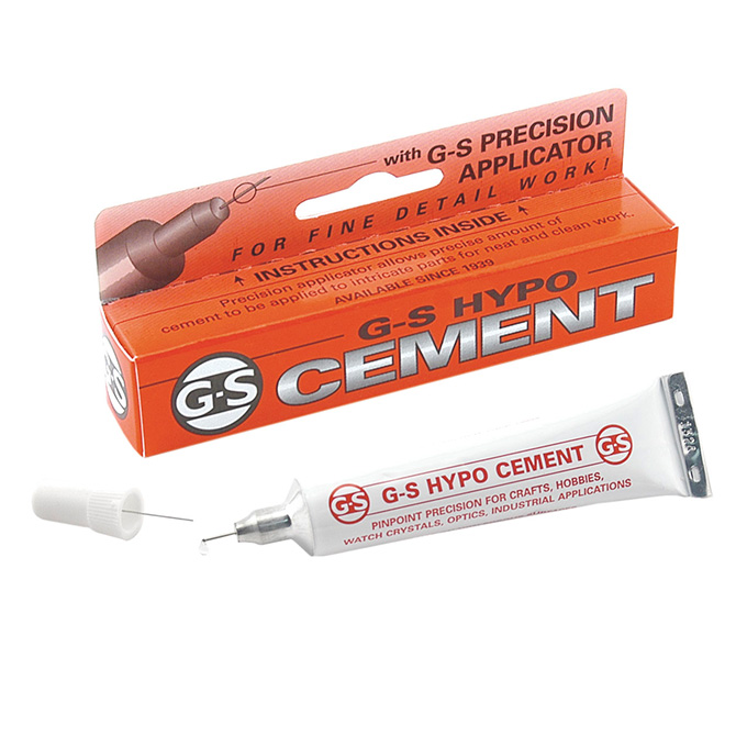  GS Supplies G-S Hypo Cement, 1 Count (Pack of 1), Transparent :  Industrial & Scientific