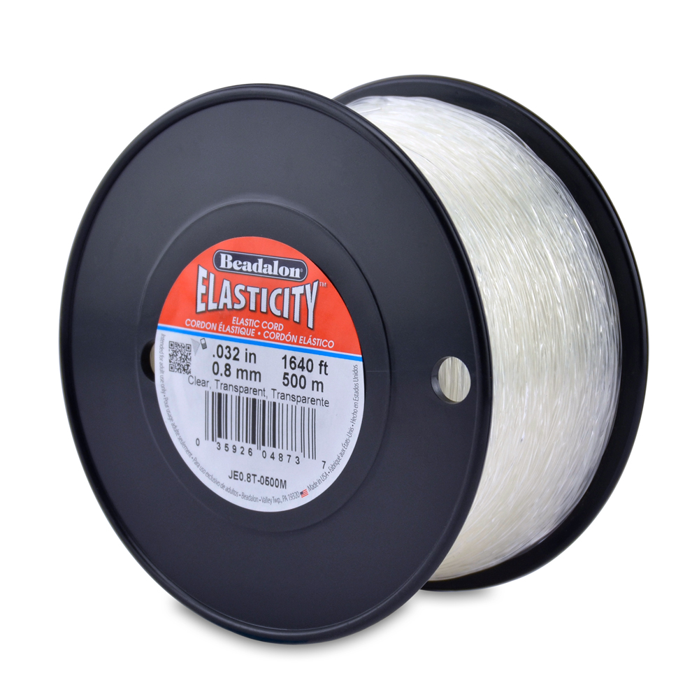 Elasticity, 0.8 mm (.032 in), Clear, 500 m (1640 ft)