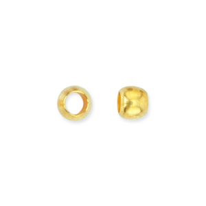 Gold Filled Yellow 3.0mm Crimp Bead Covers