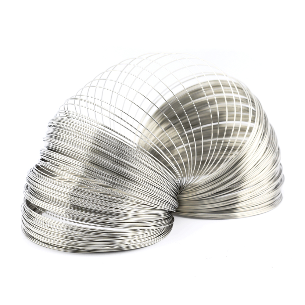 Remembrance Memory Wire, Round, Bracelet, XLarge, Bright, oz 227 g, 52 coils/oz