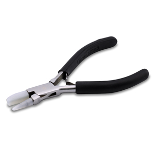 Nylon Jaw Pliers, Round Nose, Tip Length: 0.78 in / 20 Mm, Tapered From  0.08 in 0.27 in / 2 Mm 7 Mm, Screw-on Attachment, 5 in / 12.7 Cm 