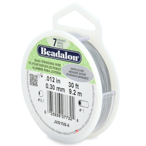 Beadalon, .012'' - 7 Strand Bright 30' Beadalon, .012'' - 7 Strand Bright 30'