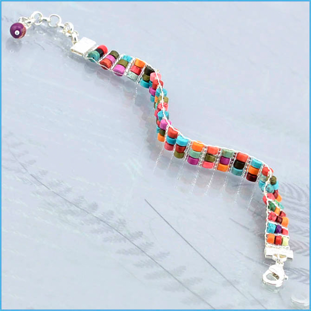 Bracelet Loom Patterns Color Burst Loom Bracelet