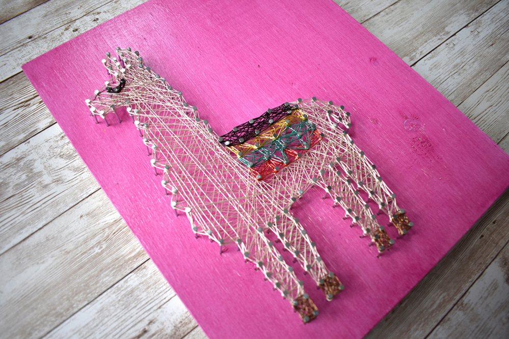 Beadalon - Llama Wire String Art