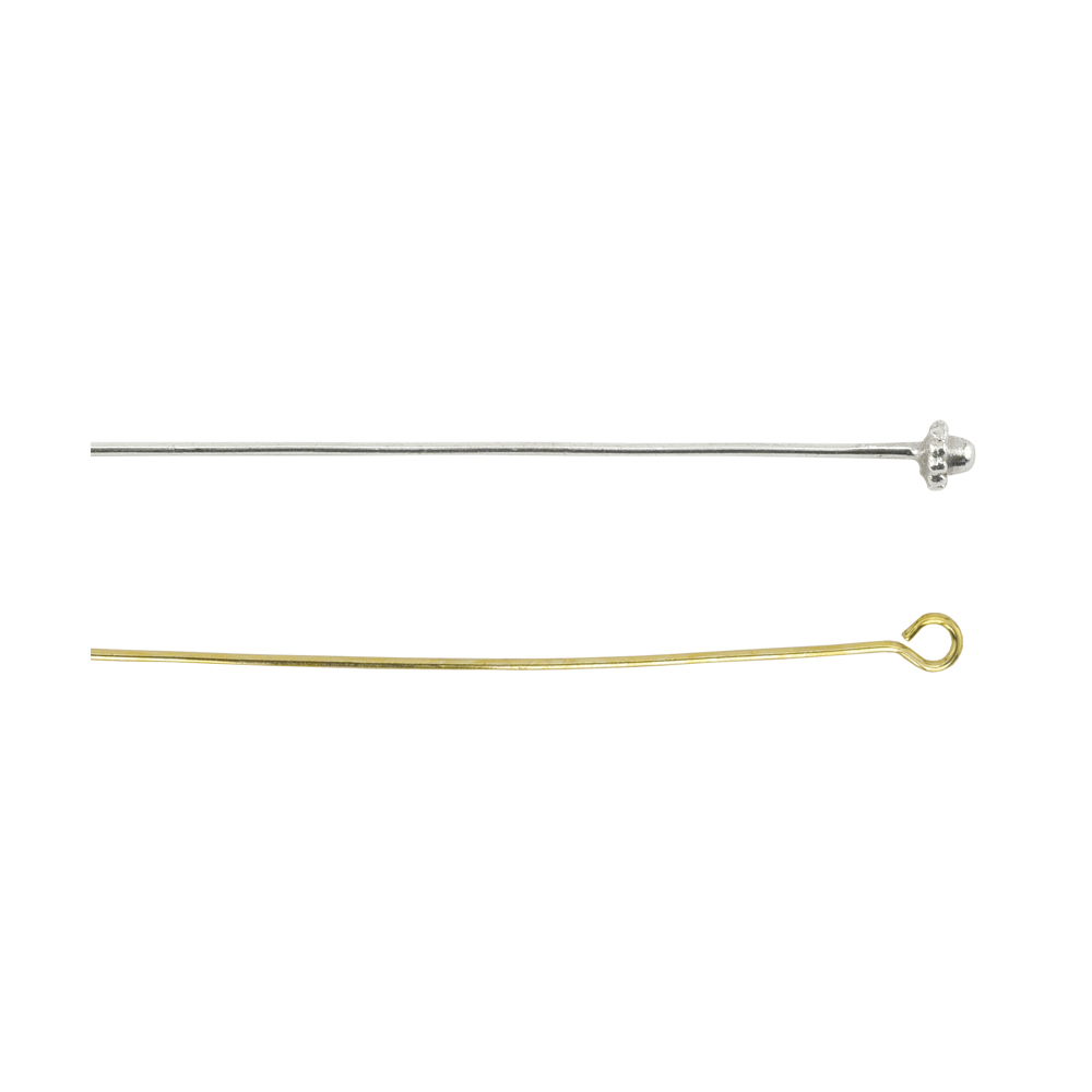 FIVEIZERO 900 PCS Eye Pins and Flat Head Pins for Jewelry
