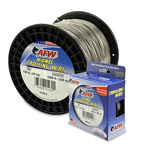 American Fishing Wire Grey Trolling Wire 100-Pound Test/1.02mm Dia/315m