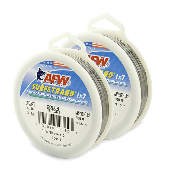 American Fishing Wire Stainless Steel Single-Strand Toothproof Leader Wire | Bass Pro Shops