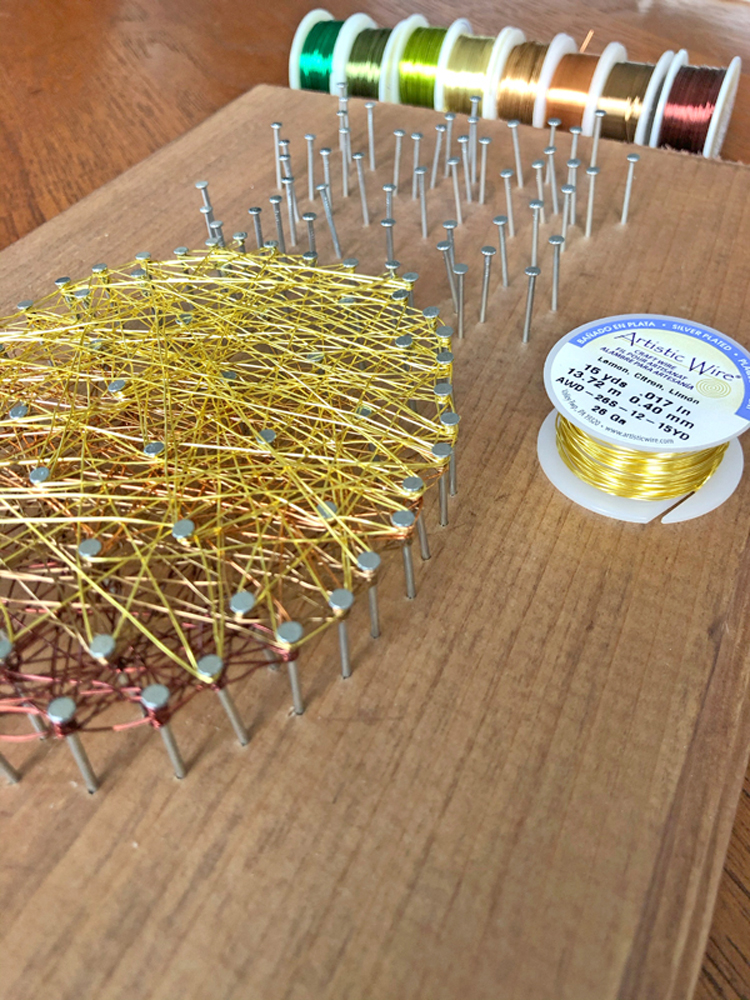 Beadalon - Pineapple Wire String Art
