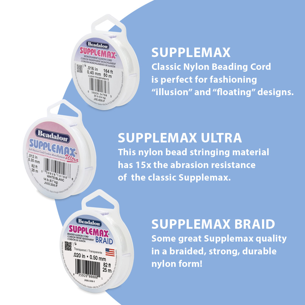 Supplemax, 0.25 mm (.010 in), Clear, 50 m (164 ft)