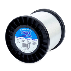 Triple Fish Monofilament Leader 50yds Clear 200lb Test - TackleDirect